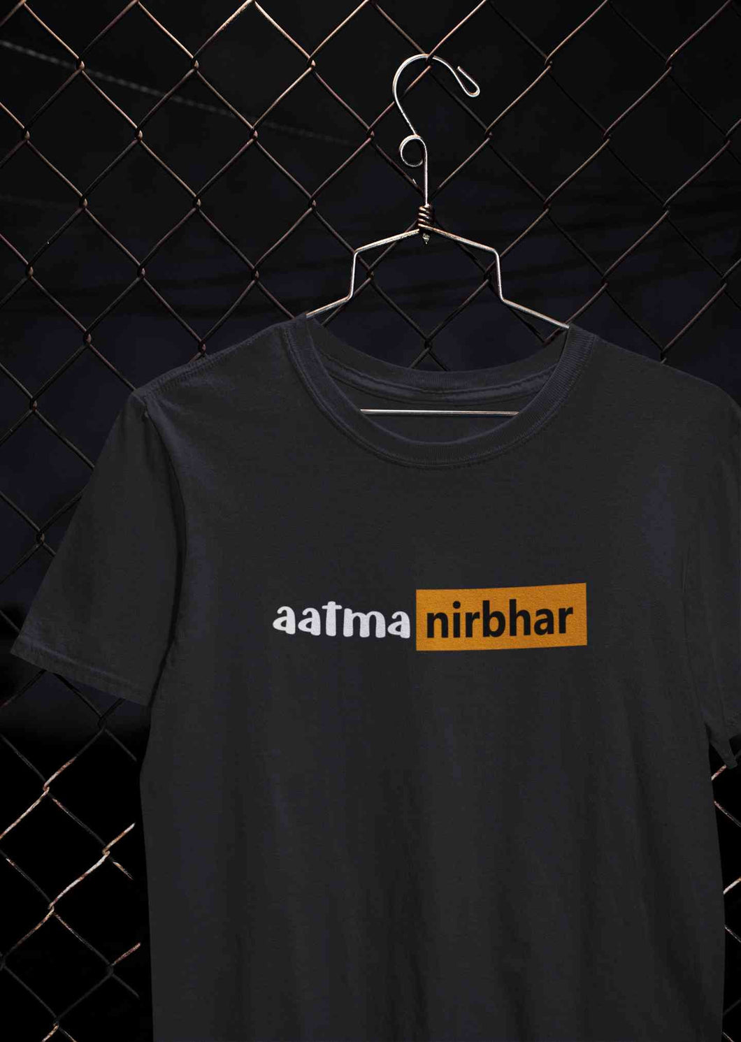 Aatmanirbhar  Women Half Sleeves T-shirt- KidsFashionVilla