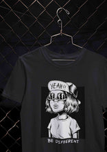 Load image into Gallery viewer, Be Different Women Half Sleeves T-shirt- KidsFashionVilla
