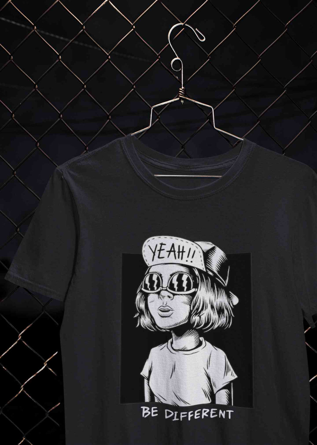 Be Different Women Half Sleeves T-shirt- KidsFashionVilla