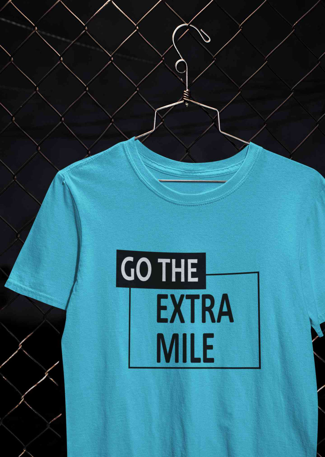 Go The Extra Mile Mens Half Sleeves T-shirt- KidsFashionVilla