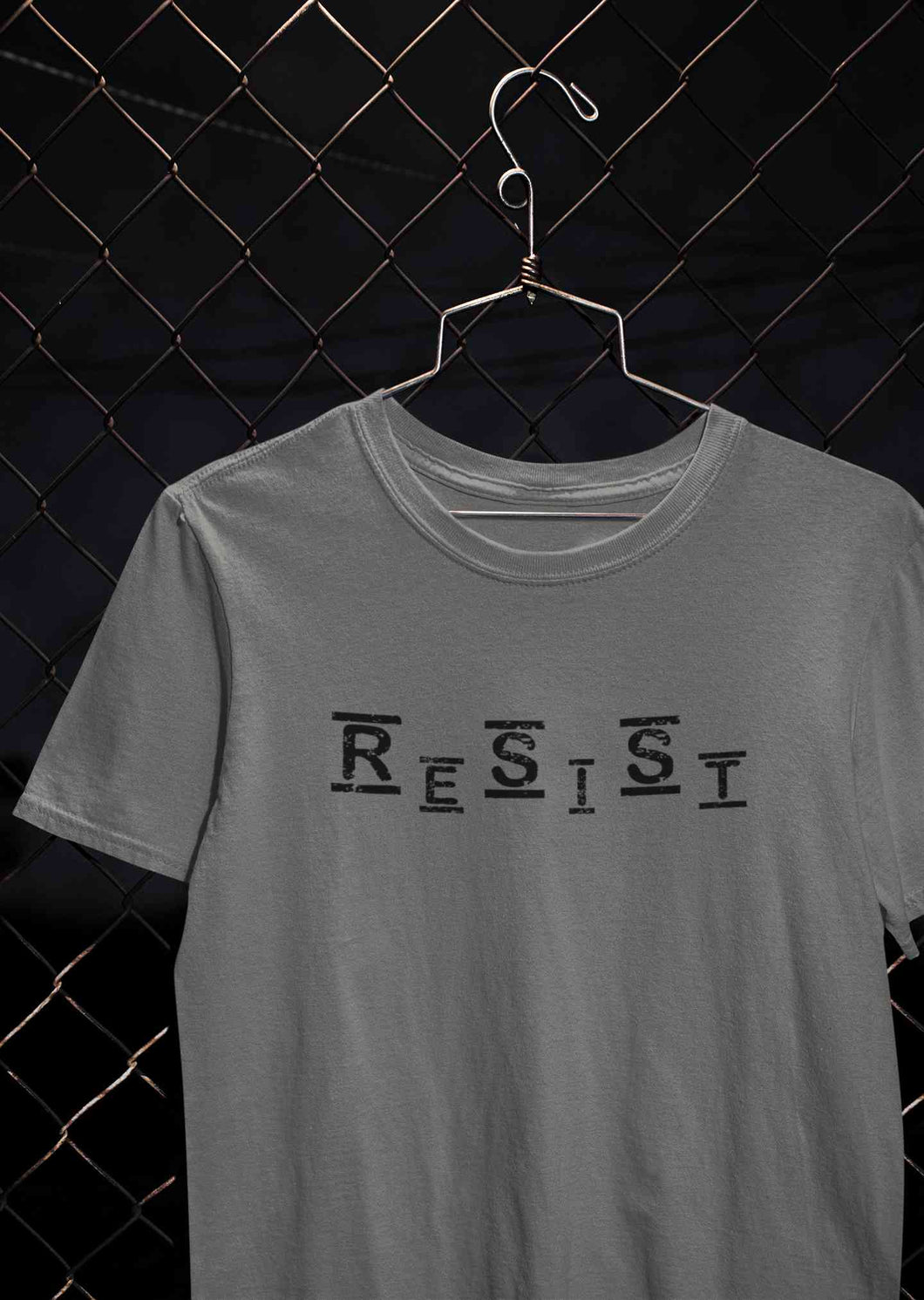 Resist Mens Half Sleeves T-shirt- KidsFashionVilla