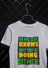 Load image into Gallery viewer, No One Knows Mens Half Sleeves T-shirt- KidsFashionVilla
