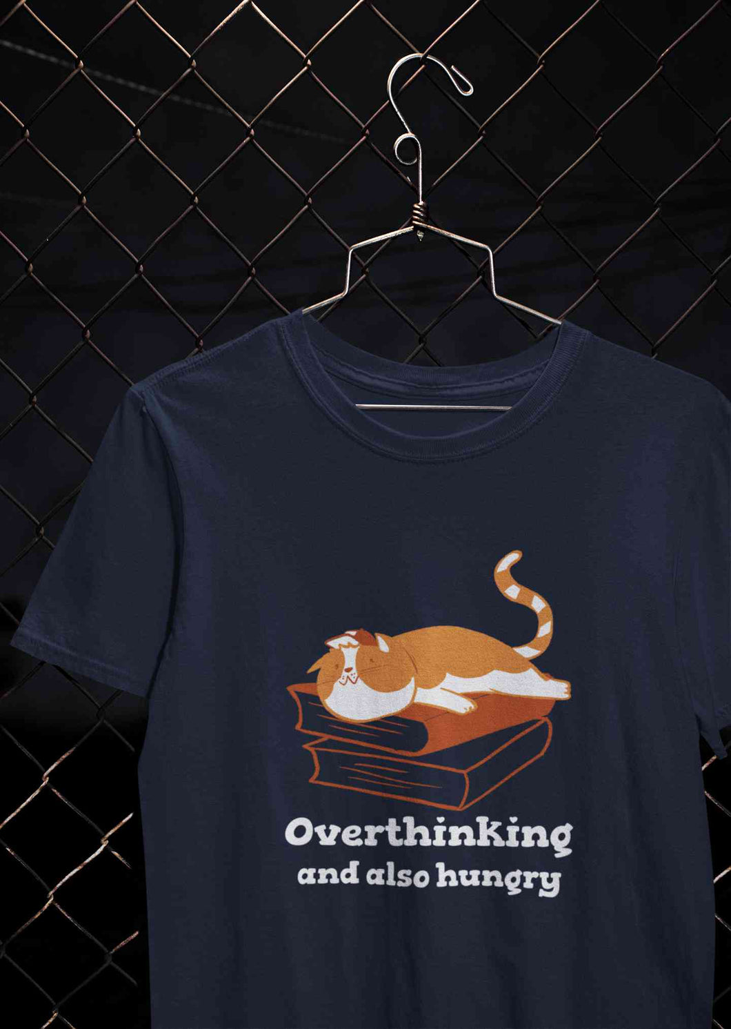 Overthinking And Also Hungry Women Half Sleeves T-shirt- KidsFashionVilla