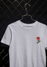 Load image into Gallery viewer, Skull Rose Women Half Sleeves T-shirt- KidsFashionVilla
