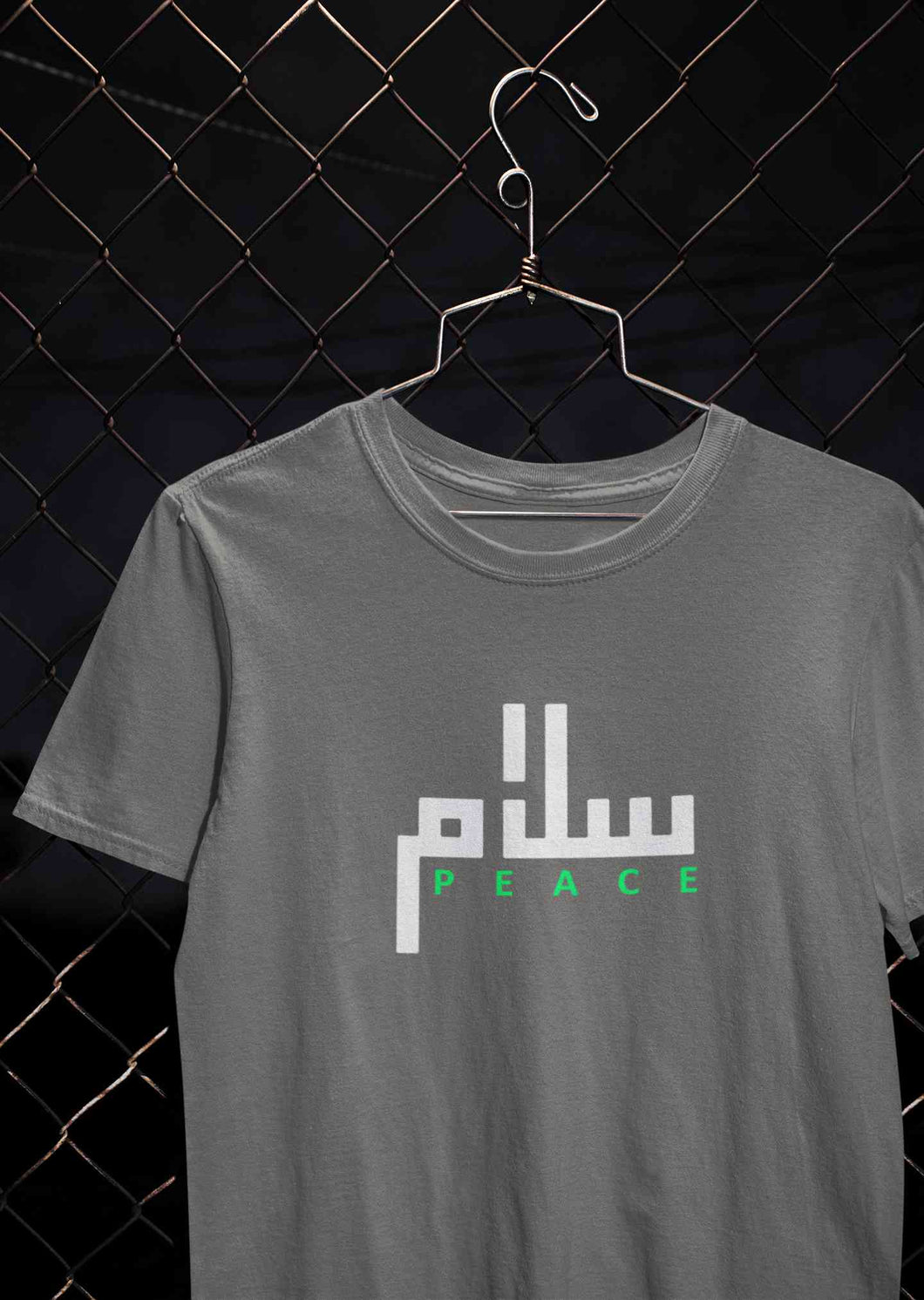 Salam Peace Arabic Word Mens Half Sleeves T-shirt- KidsFashionVilla