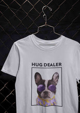 Load image into Gallery viewer, Cute Pug Hug Dealer Women Half Sleeves T-shirt- KidsFashionVilla
