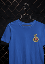 Load image into Gallery viewer, Rcb Logo Side Pocket Women Half Sleeves T-shirt- KidsFashionVilla
