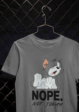 Load image into Gallery viewer, Cute Cartoon Not Today Women Half Sleeves T-shirt- KidsFashionVilla
