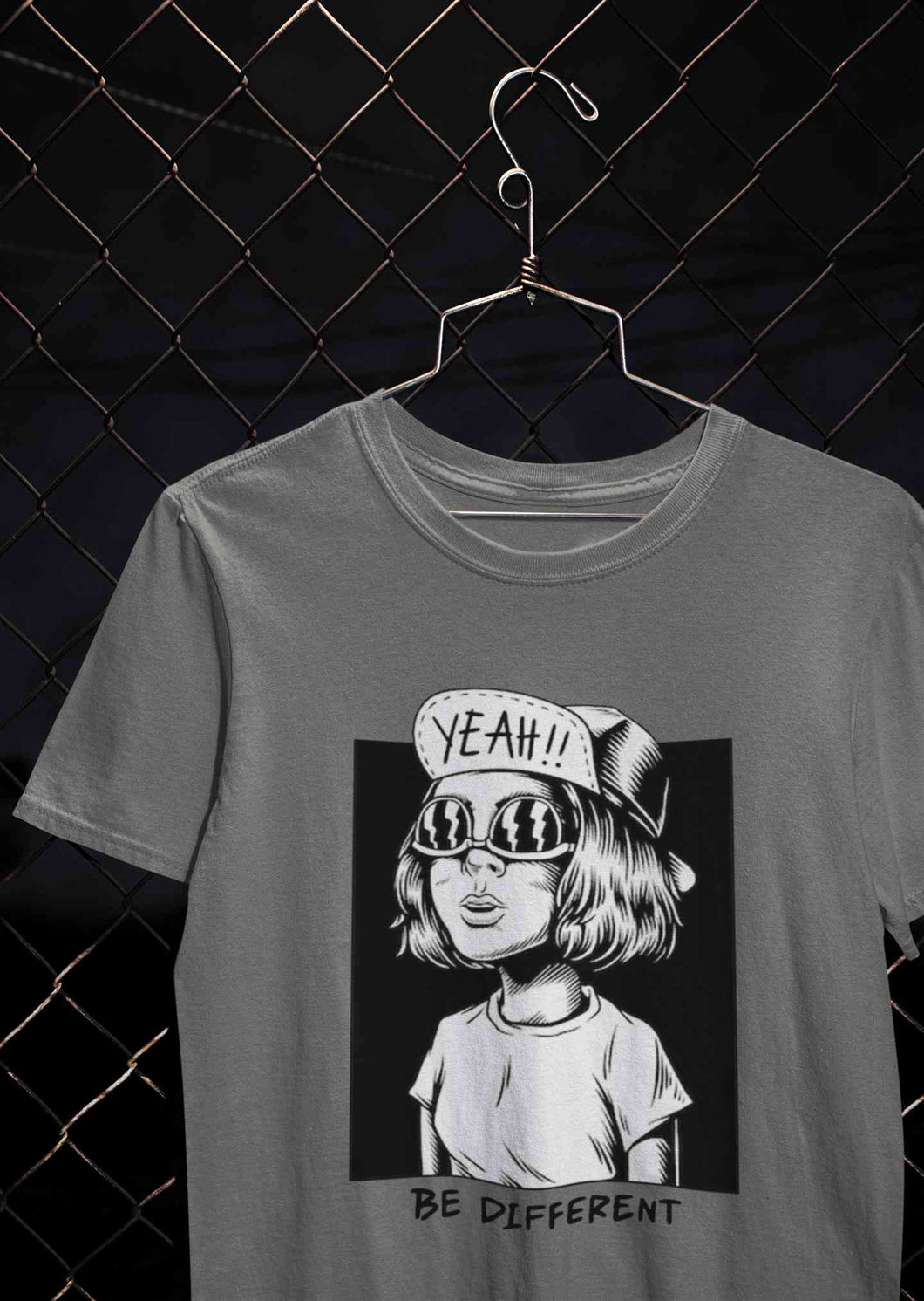 Be Different Women Half Sleeves T-shirt- KidsFashionVilla