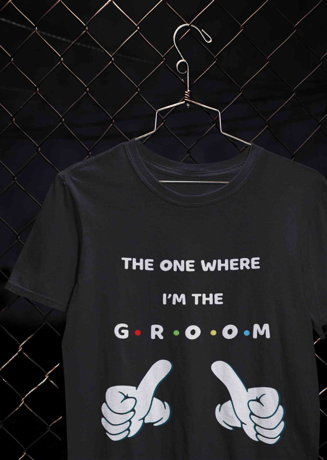 I Am The Groom Mens Half Sleeves T-shirt- KidsFashionVilla