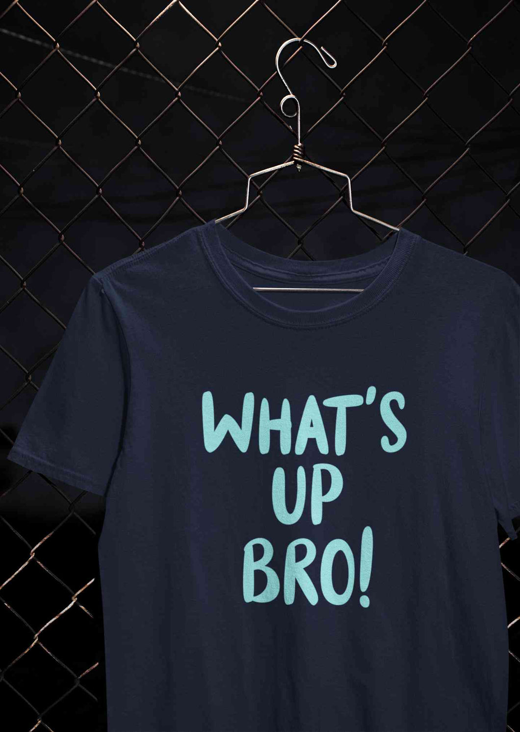 Whats Up Bro  Mens Half Sleeves T-shirt- KidsFashionVilla