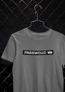 Password Women Half Sleeves T-shirt- KidsFashionVilla