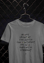 Load image into Gallery viewer, F.R.I.E.N.D.S Sarcastic Comment Chandler Women Half Sleeves T-shirt- KidsFashionVilla
