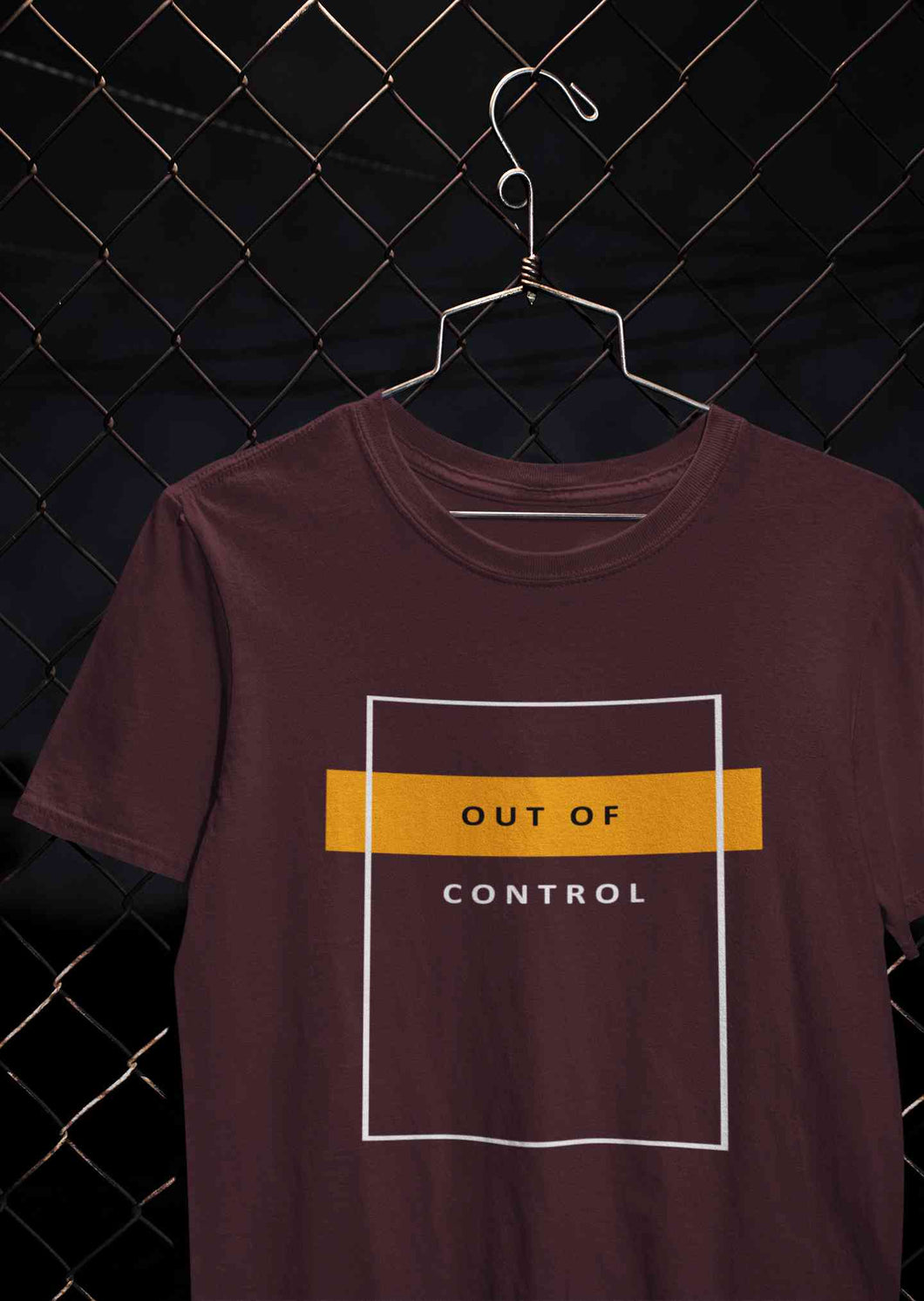 Out Of Control Women Half Sleeves T-shirt- KidsFashionVilla