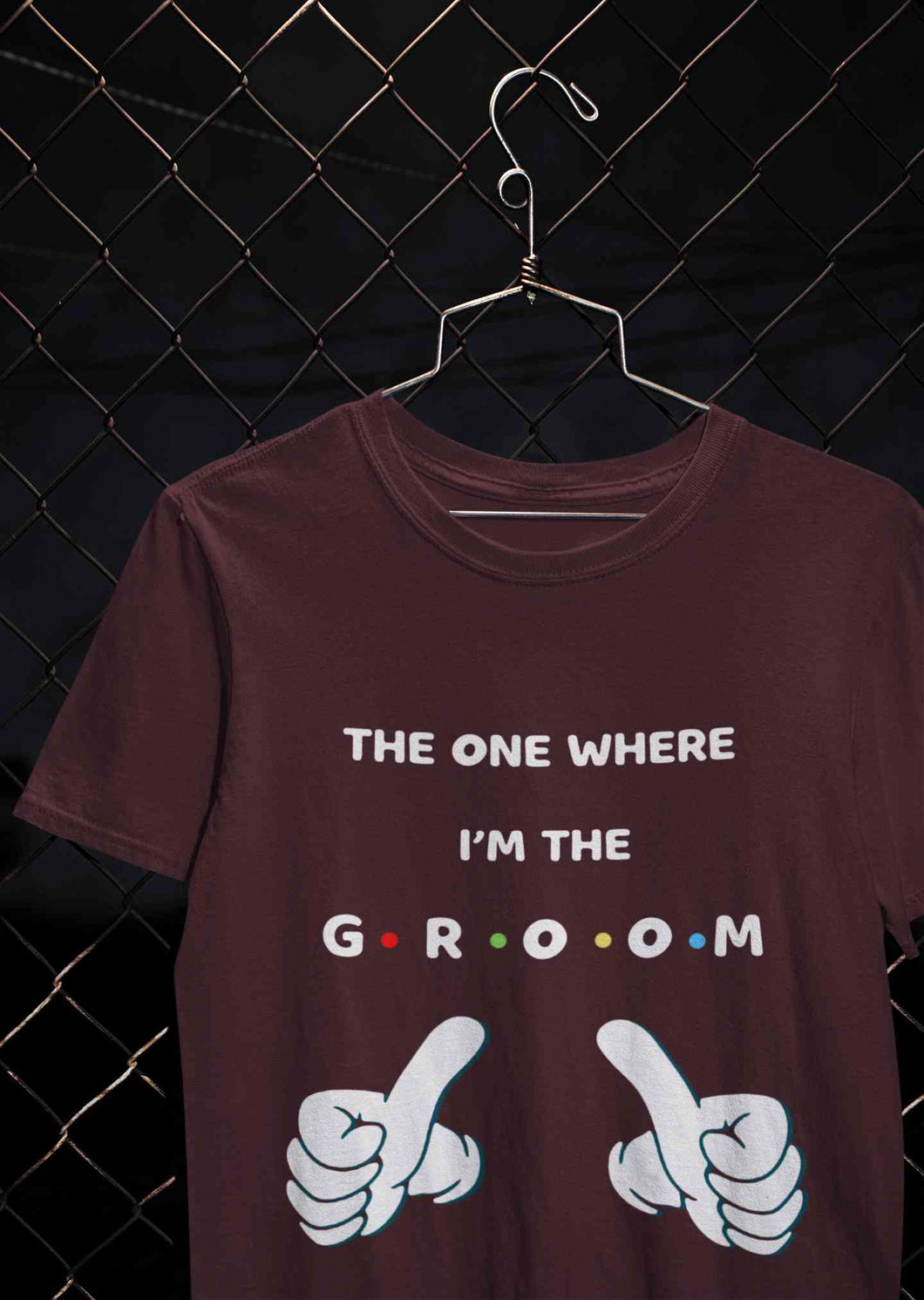 I Am The Groom Mens Half Sleeves T-shirt- KidsFashionVilla
