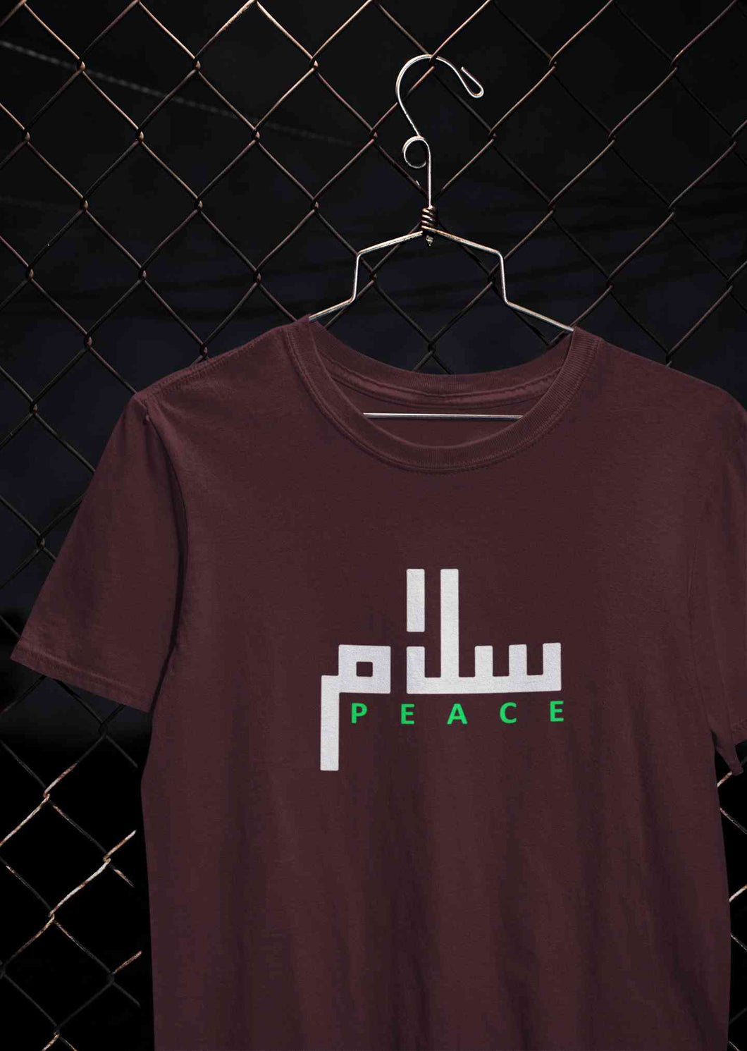 Salam Peace Arabic Word Mens Half Sleeves T-shirt- KidsFashionVilla