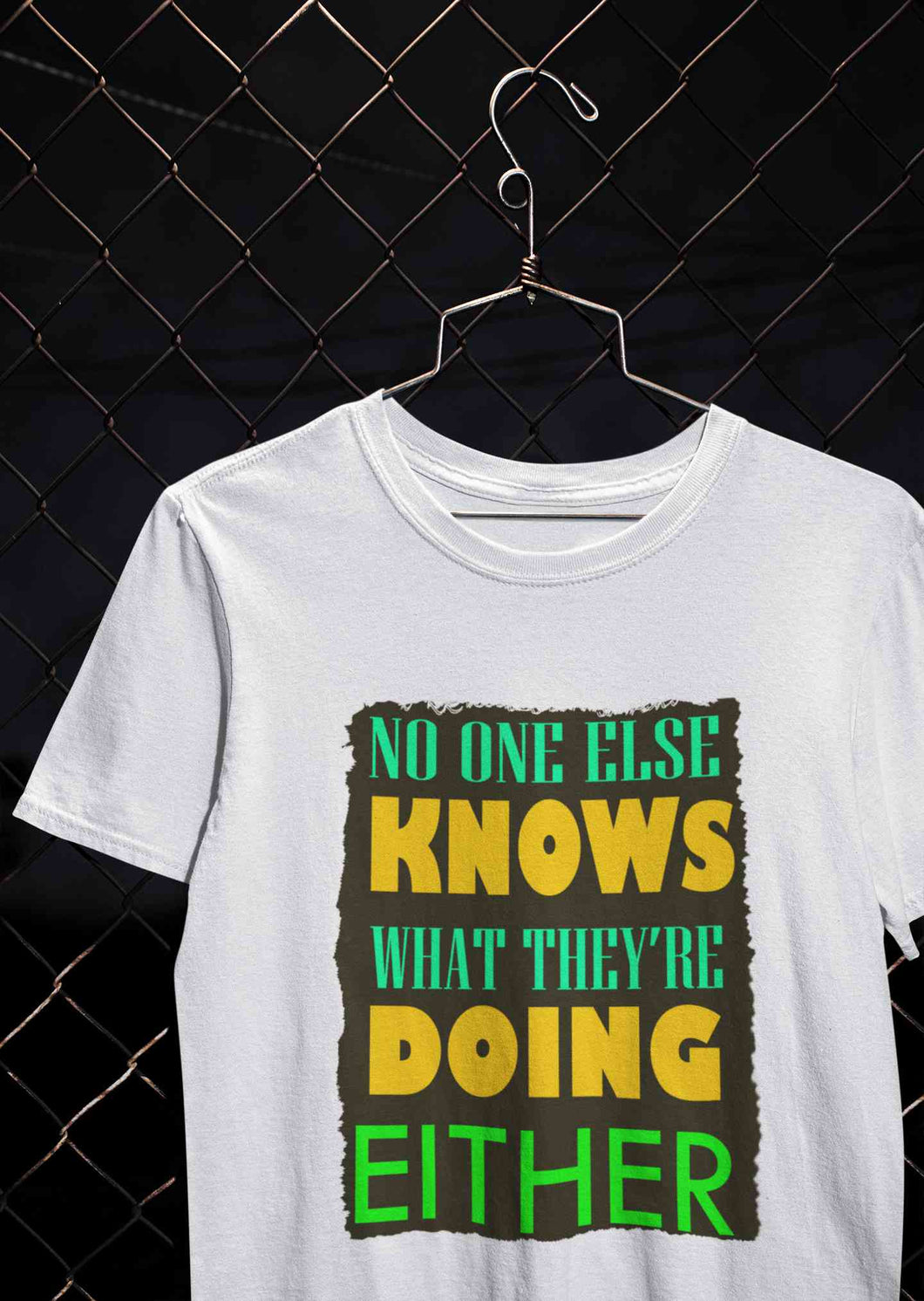 No One Knows Mens Half Sleeves T-shirt- KidsFashionVilla