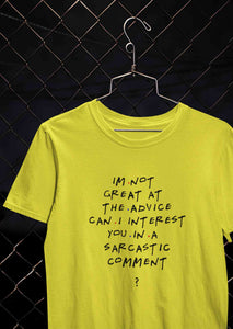 F.R.I.E.N.D.S Sarcastic Comment Chandler Women Half Sleeves T-shirt- KidsFashionVilla