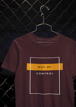 Load image into Gallery viewer, Out Of Control Mens Half Sleeves T-shirt- KidsFashionVilla
