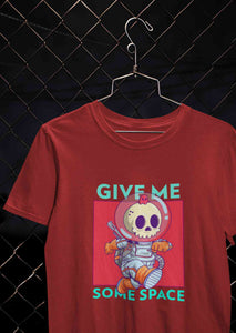 Give Me Some Space Women Half Sleeves T-shirt- KidsFashionVilla