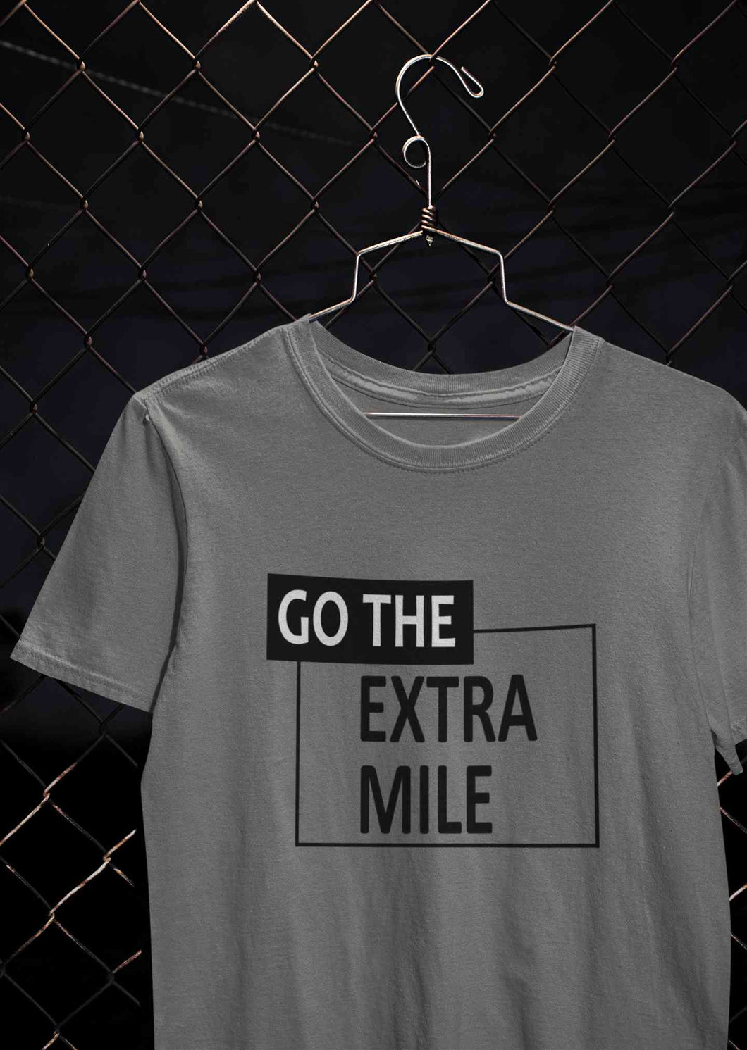 Go The Extra Mile Mens Half Sleeves T-shirt- KidsFashionVilla
