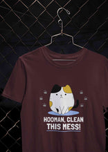 Load image into Gallery viewer, Human Clean This Mess Funny Mens Half Sleeves T-shirt- KidsFashionVilla
