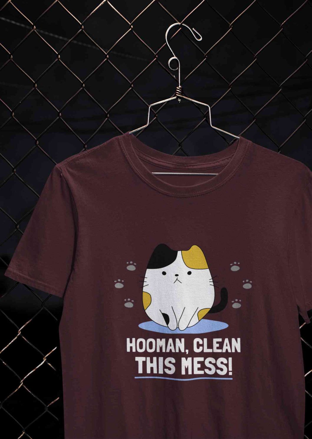 Human Clean This Mess Funny Mens Half Sleeves T-shirt- KidsFashionVilla