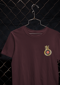 Rcb Logo Side Pocket Women Half Sleeves T-shirt- KidsFashionVilla