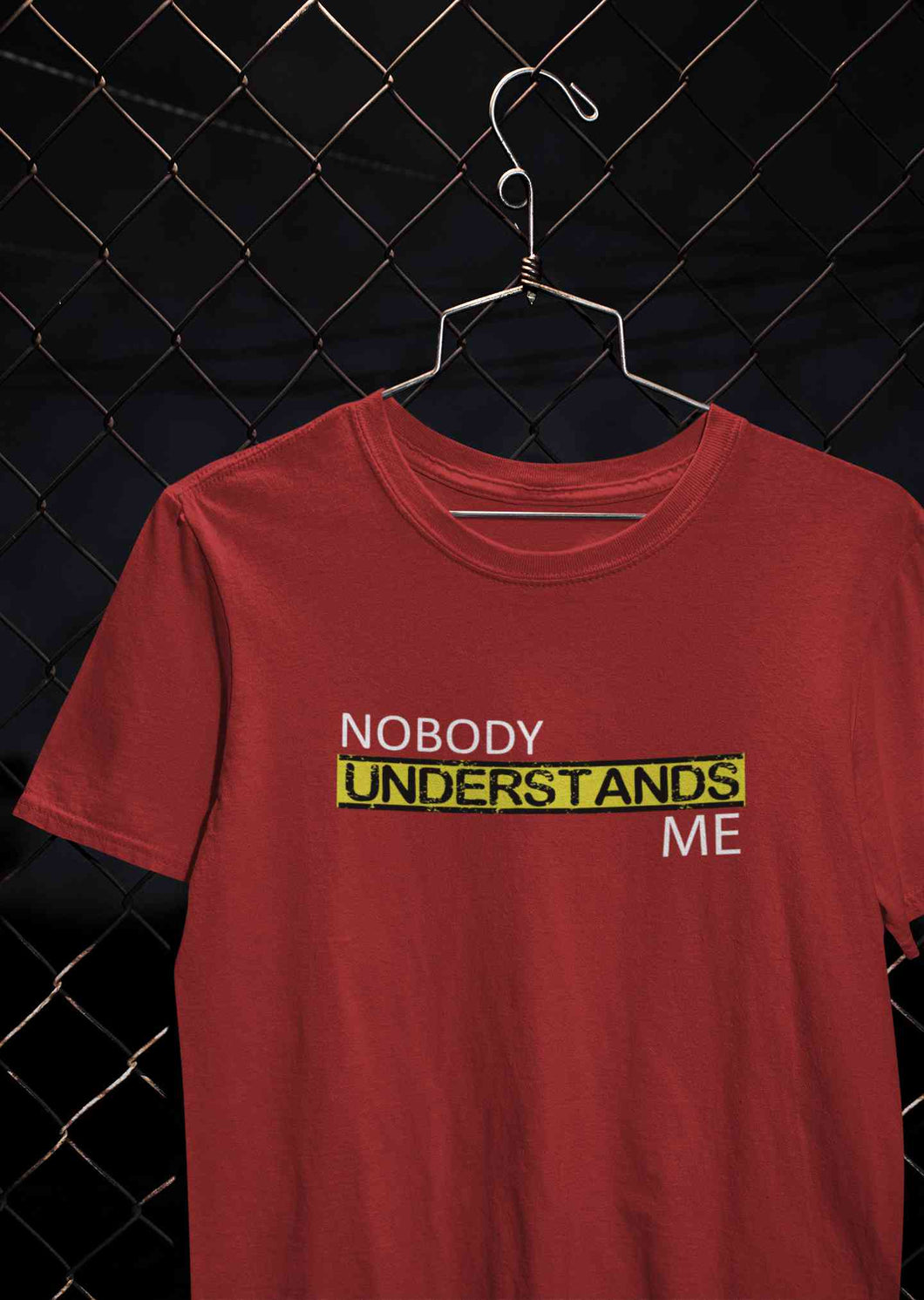 Nobody Understands Me Mens Half Sleeves T-shirt- KidsFashionVilla