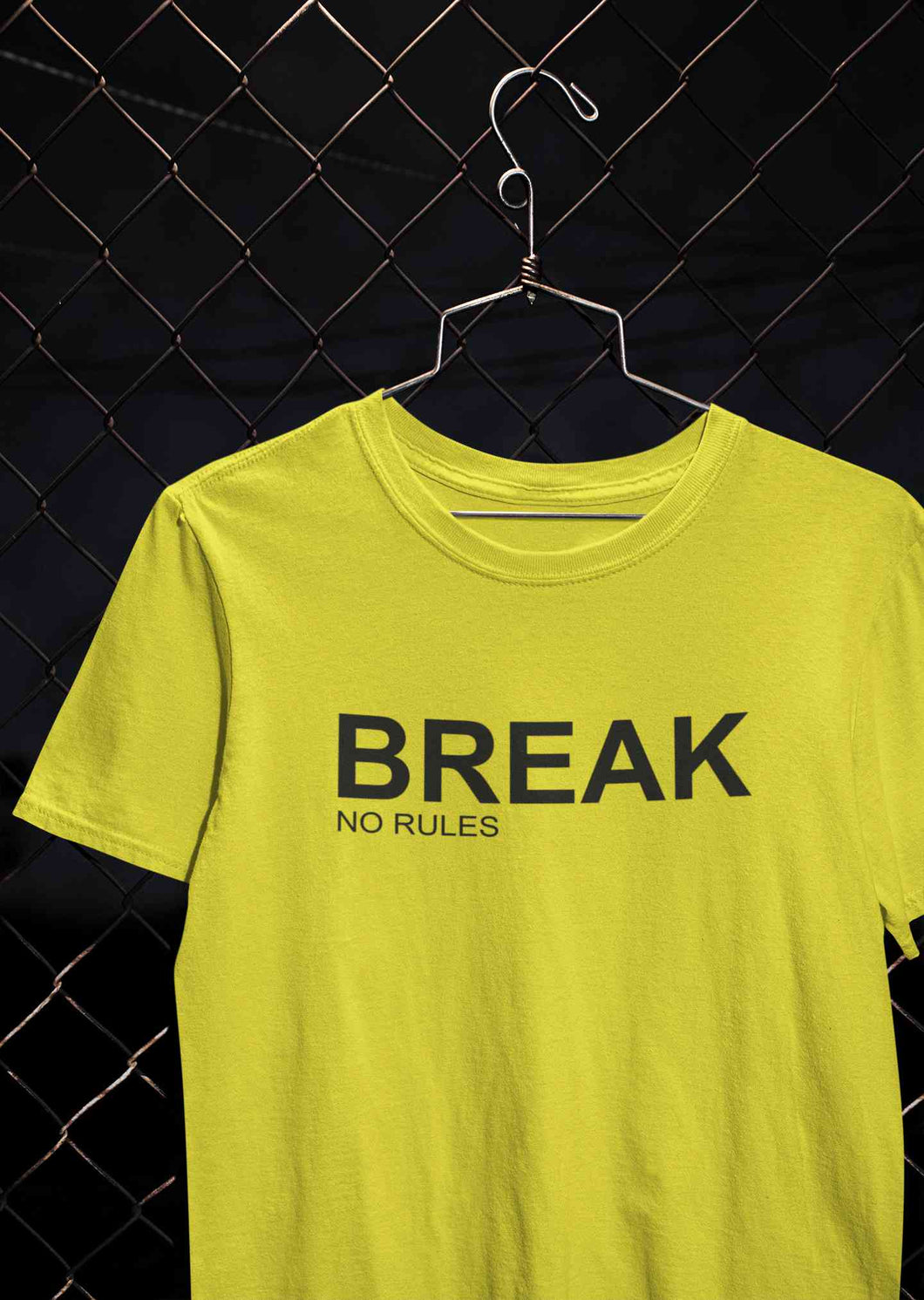 Break No Rules Women Half Sleeves T-shirt- KidsFashionVilla