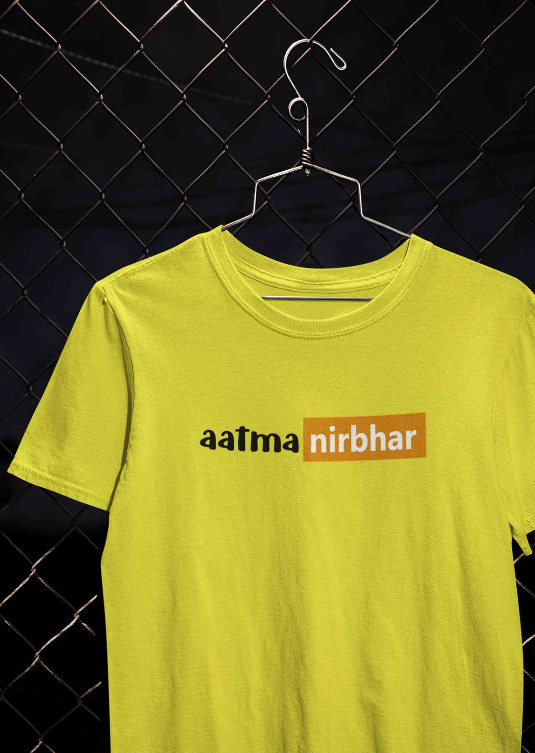 Aatmanirbhar  Women Half Sleeves T-shirt- KidsFashionVilla