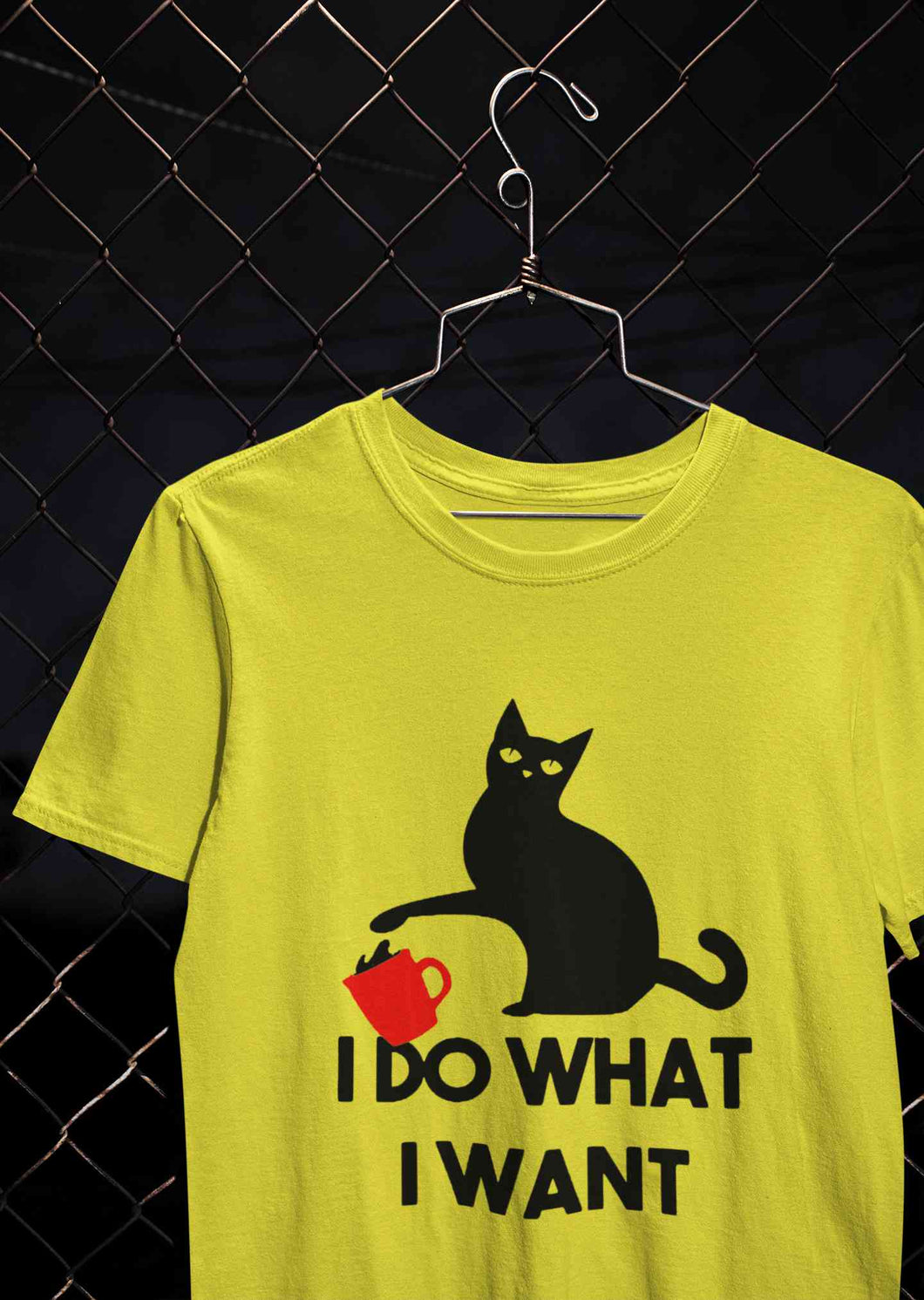I Do What I Want Mens Half Sleeves T-shirt- KidsFashionVilla