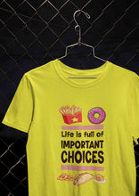 Load image into Gallery viewer, Sweet Choices Mens Half Sleeves T-shirt- KidsFashionVilla
