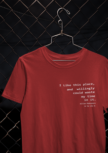 I Like This Place Quotes Women Half Sleeves T-shirt- KidsFashionVilla