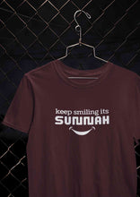 Load image into Gallery viewer, Keep Smiling Its Sunnah Mens Half Sleeves T-shirt- KidsFashionVilla
