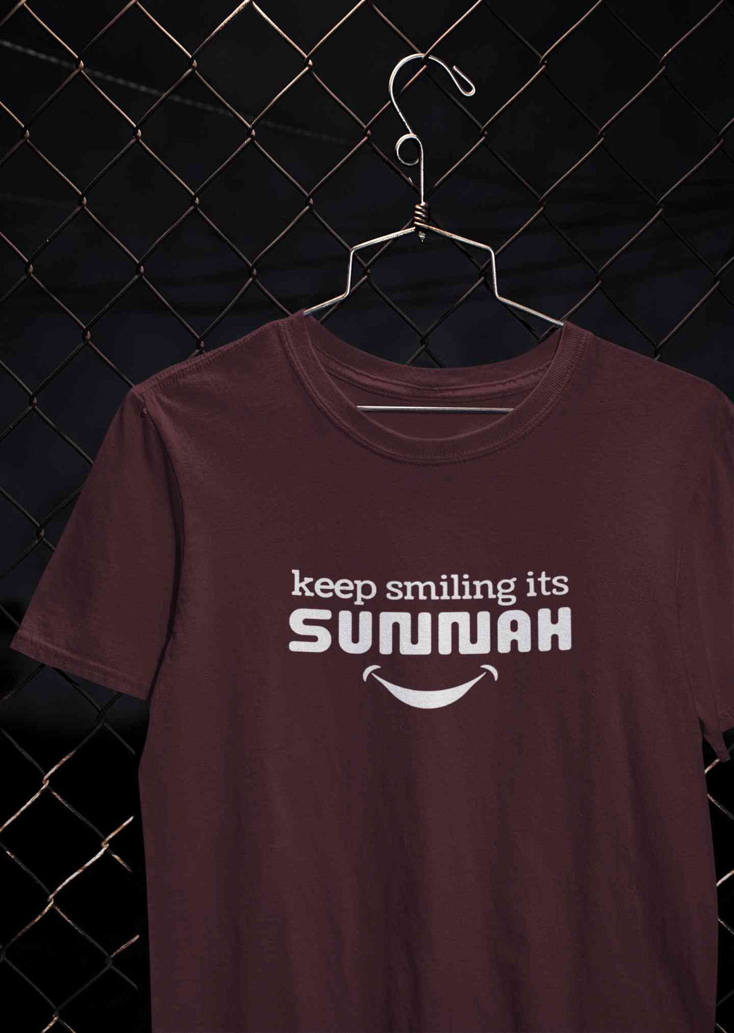 Keep Smiling Its Sunnah Mens Half Sleeves T-shirt- KidsFashionVilla