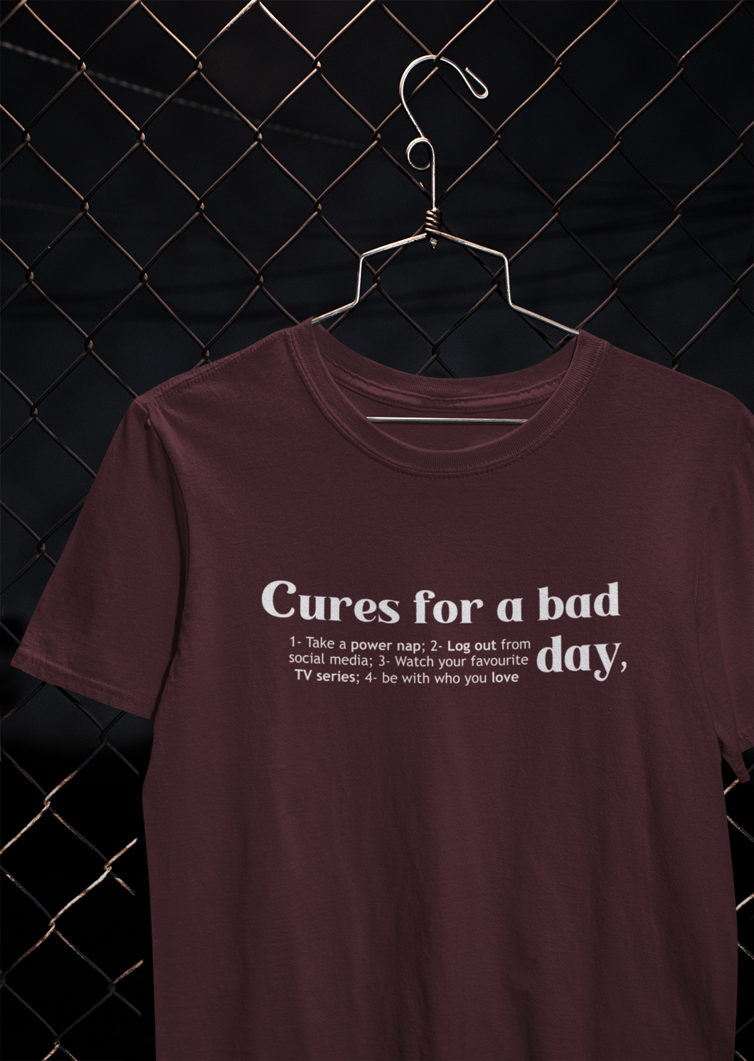 Cures For A Bad Quotes Women Half Sleeves T-shirt- KidsFashionVilla
