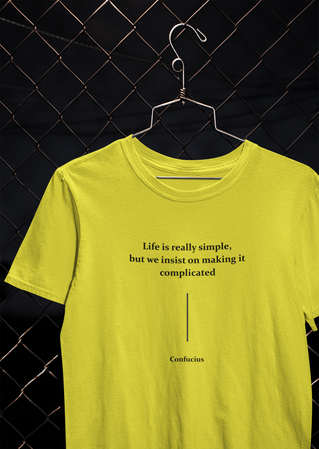 Life Is Really Simple Quotes Women Half Sleeves T-shirt- KidsFashionVilla