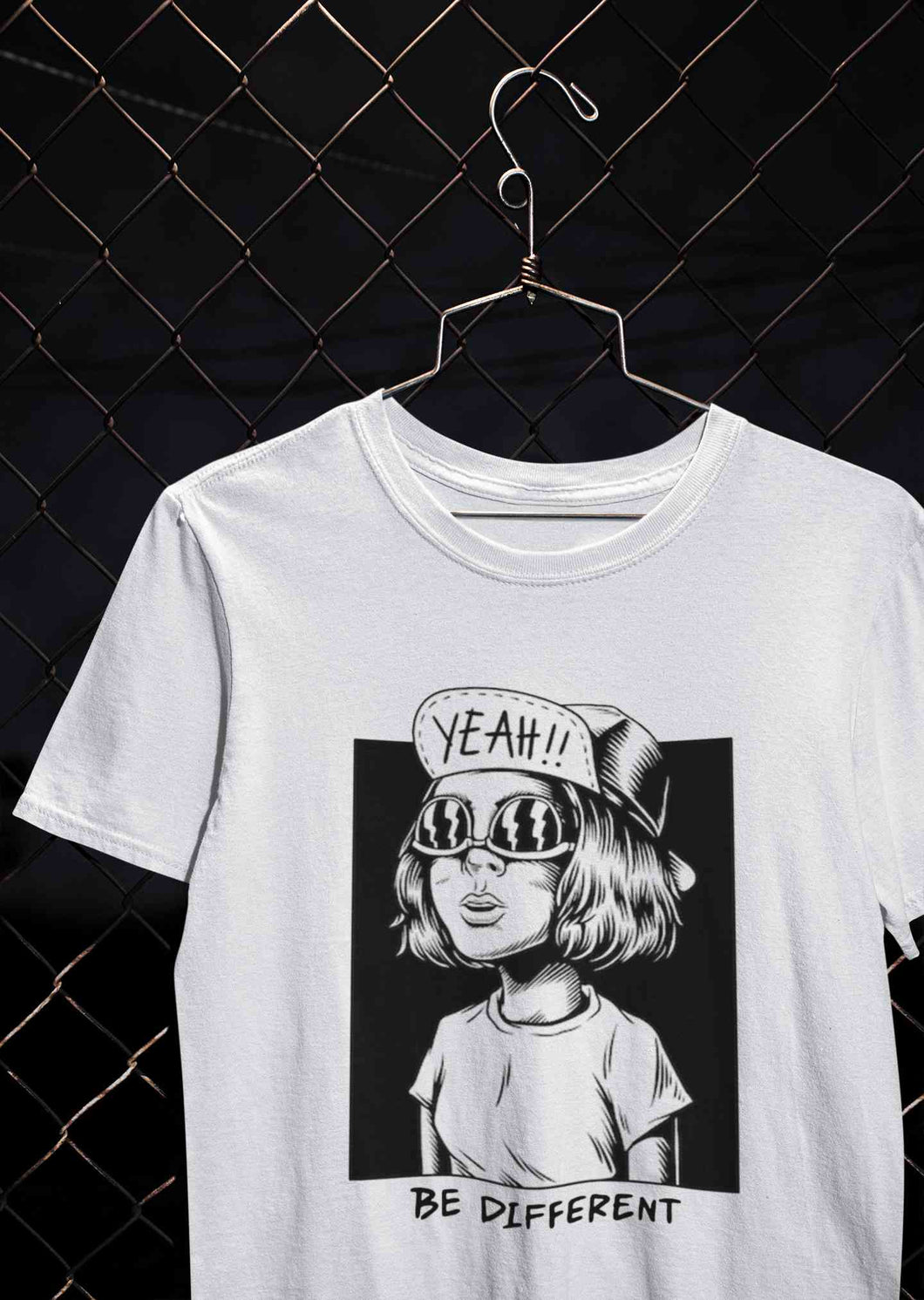 Be Different Women Half Sleeves T-shirt- KidsFashionVilla