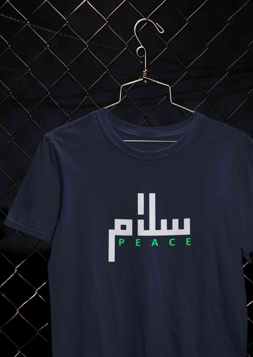 Salam Peace Arabic Word Mens Half Sleeves T-shirt- KidsFashionVilla