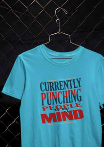 Punching People Mens Half Sleeves T-shirt- KidsFashionVilla