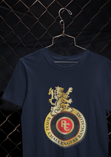 Load image into Gallery viewer, Rcb Logo Women Half Sleeves T-shirt- KidsFashionVilla
