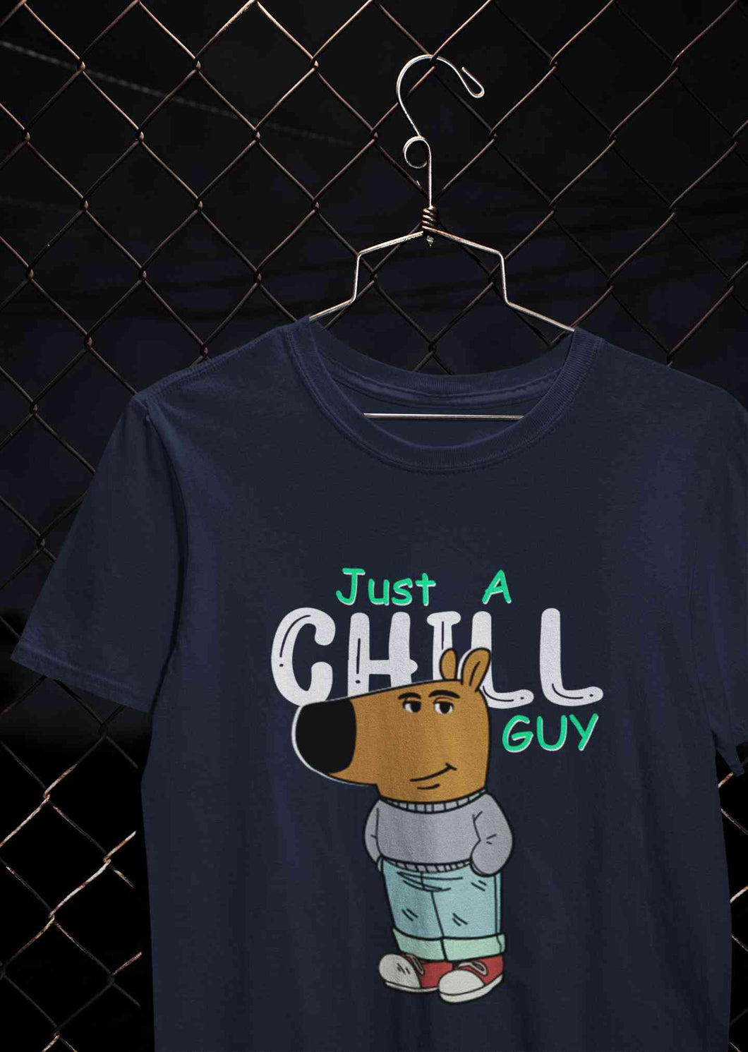 Just A Chill Guy Mens Half Sleeves T-shirt- KidsFashionVilla