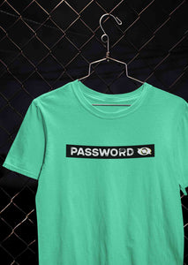 Password Women Half Sleeves T-shirt- KidsFashionVilla