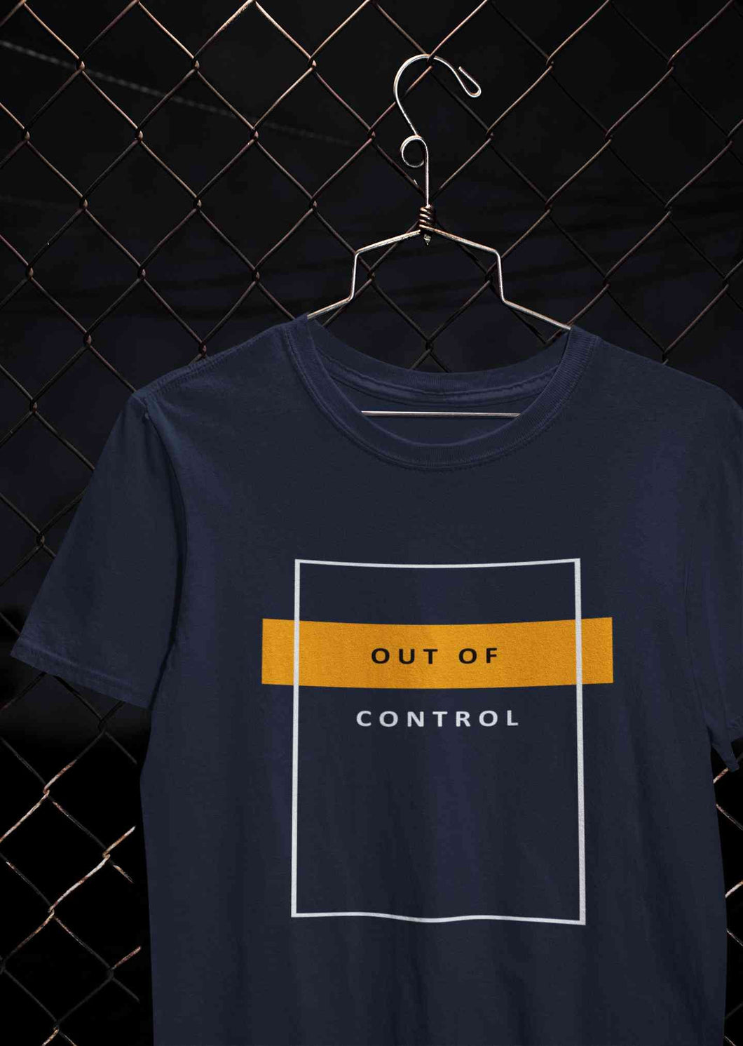 Out Of Control Mens Half Sleeves T-shirt- KidsFashionVilla