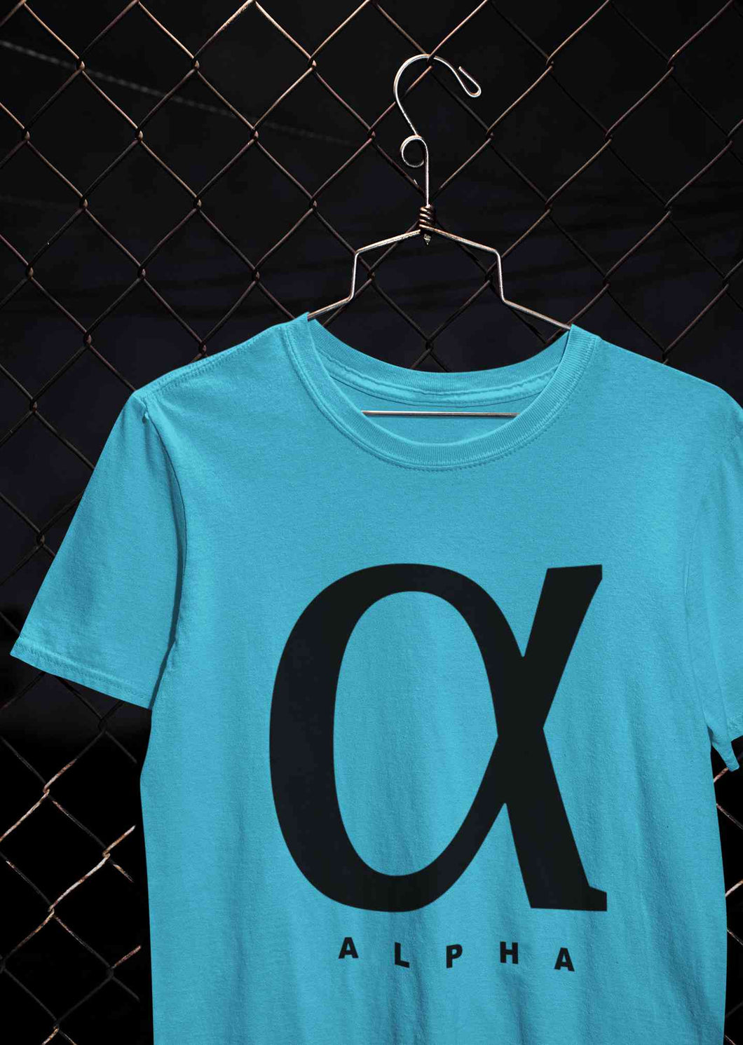 Alpha Mens Half Sleeves T-shirt- KidsFashionVilla