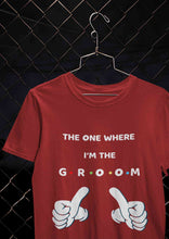 Load image into Gallery viewer, I Am The Groom Mens Half Sleeves T-shirt- KidsFashionVilla

