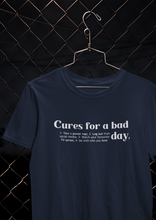 Load image into Gallery viewer, Cures For A Bad Quotes Mens Half Sleeves T-shirt- KidsFashionVilla
