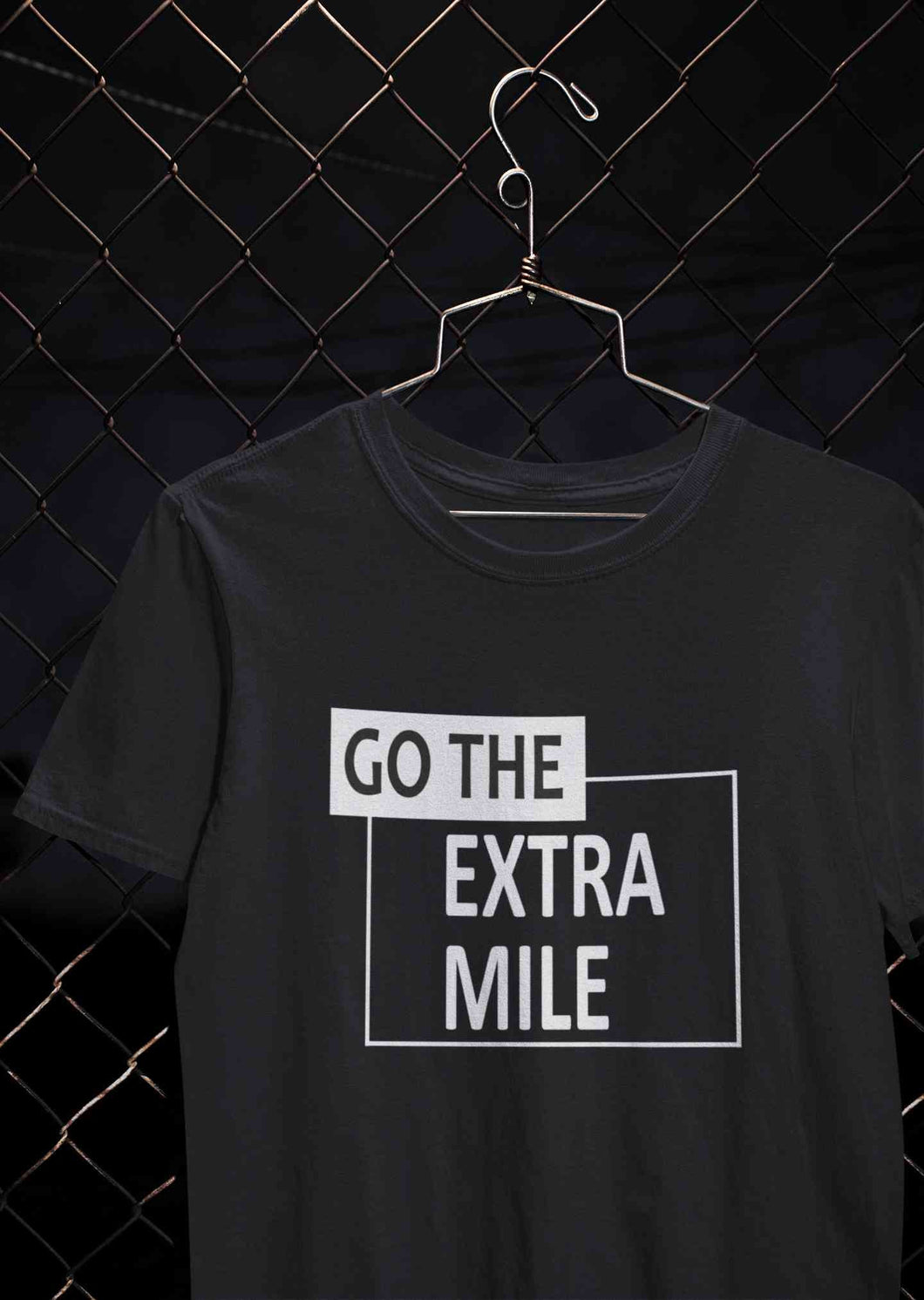 Go The Extra Mile Mens Half Sleeves T-shirt- KidsFashionVilla
