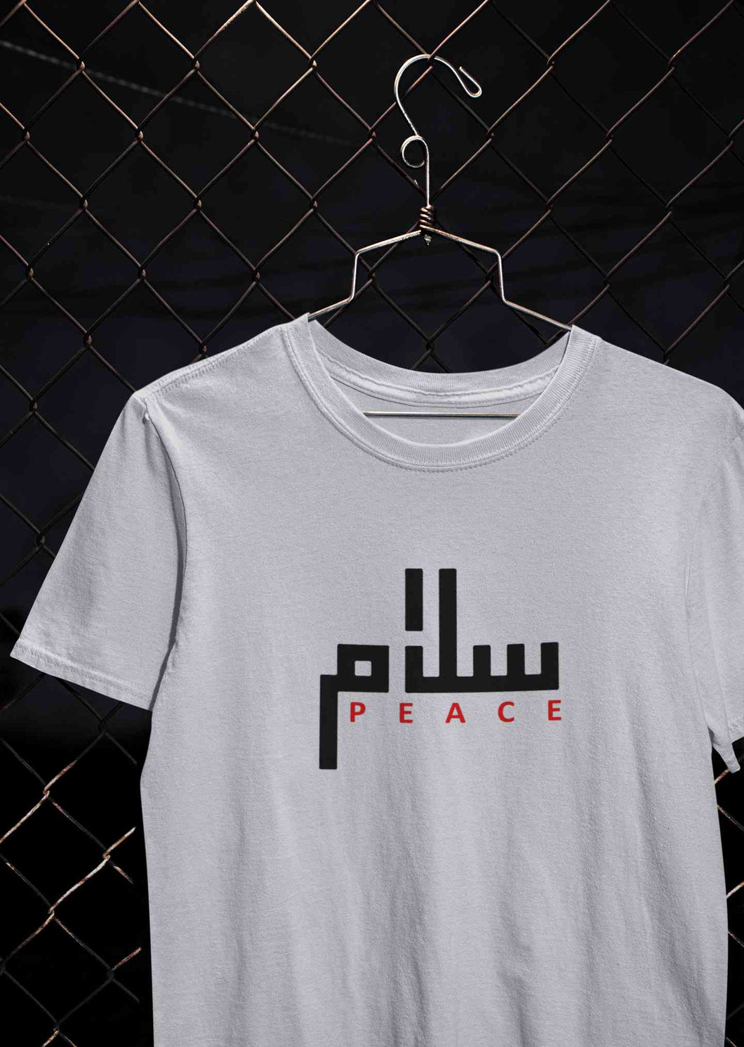 Salam Peace Arabic Word Mens Half Sleeves T-shirt- KidsFashionVilla